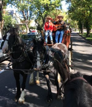 Emily & Tyler At the Cowboy Parade